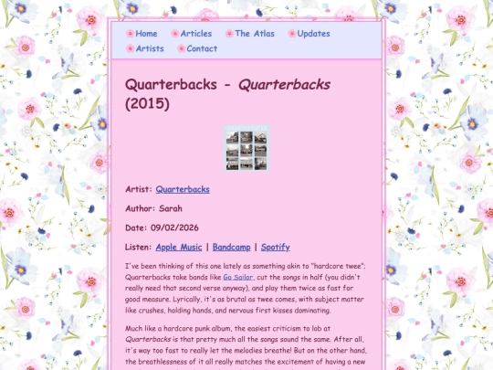reviews/Quarterbacks screenshot