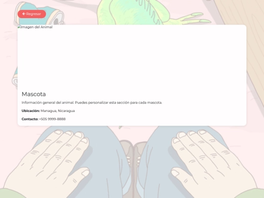 Bootstrap/animal screenshot