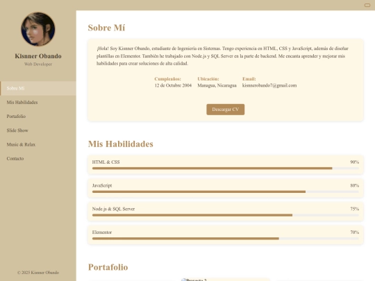 Portafolio screenshot