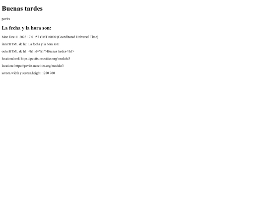 modulo3 screenshot