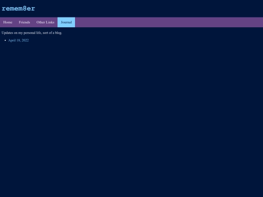journal screenshot