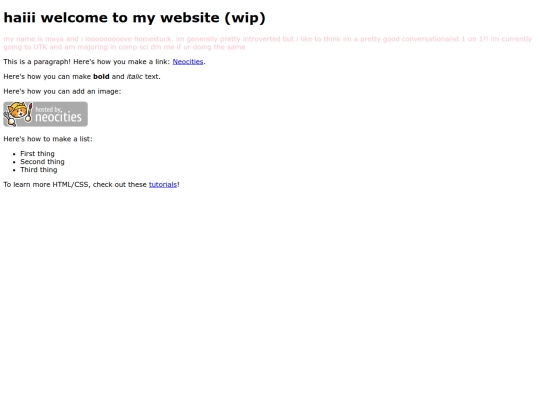 index screenshot