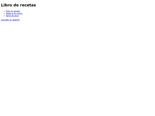 Recetario screenshot