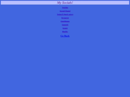 socials screenshot