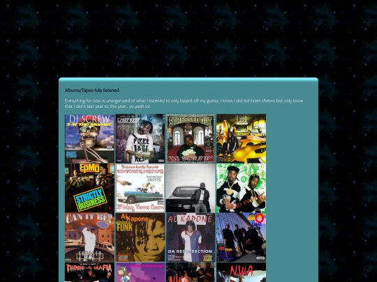 albums screenshot