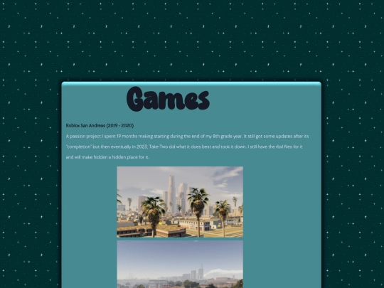 games screenshot