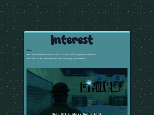interest screenshot