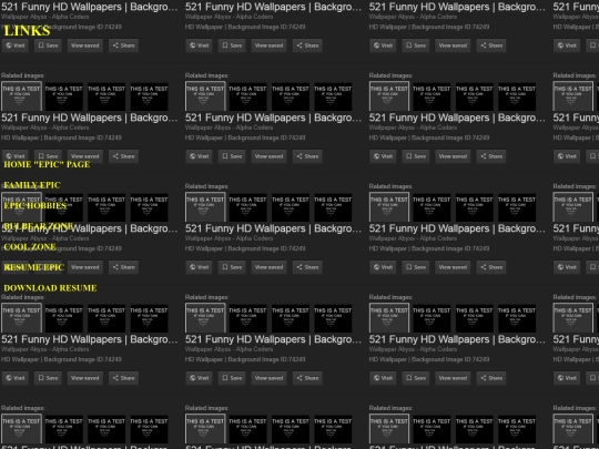 links screenshot