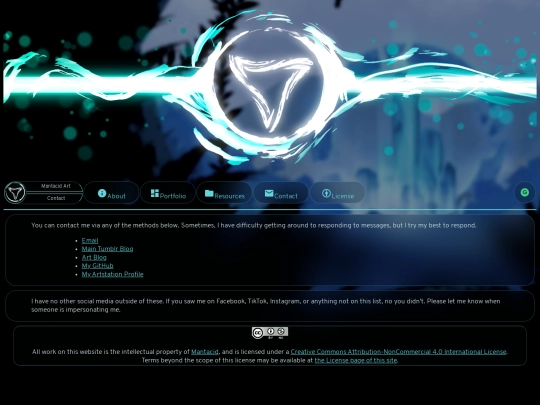 Contact screenshot