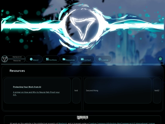 Resources screenshot