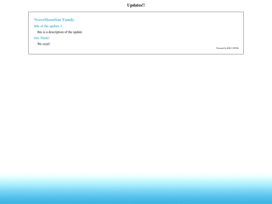 updates screenshot