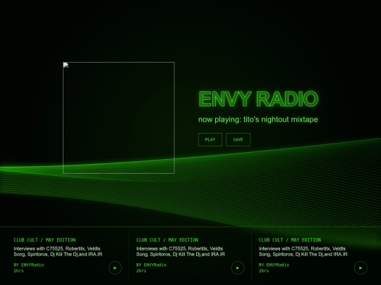 tests/envyradio screenshot