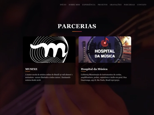 parcerias screenshot