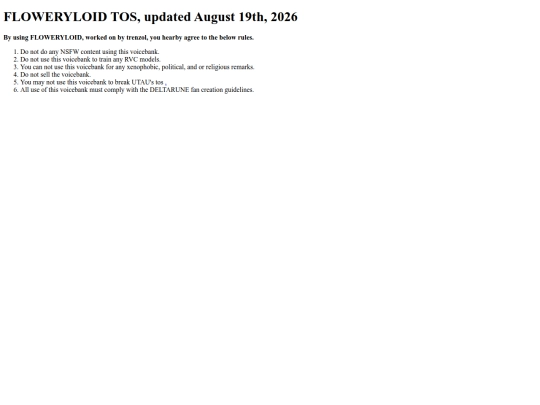 floweryloid_tos screenshot