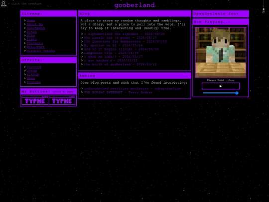 blog screenshot