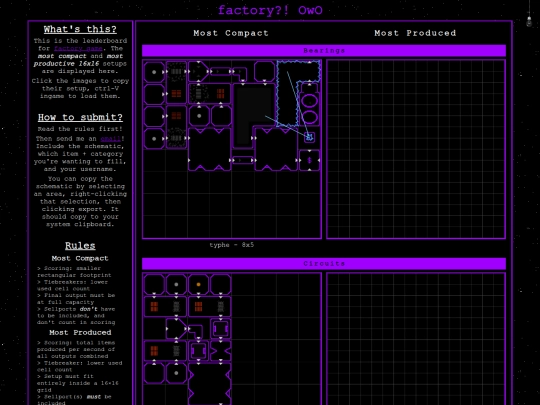 factoryBoard screenshot