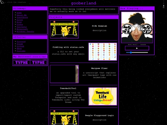 projects screenshot