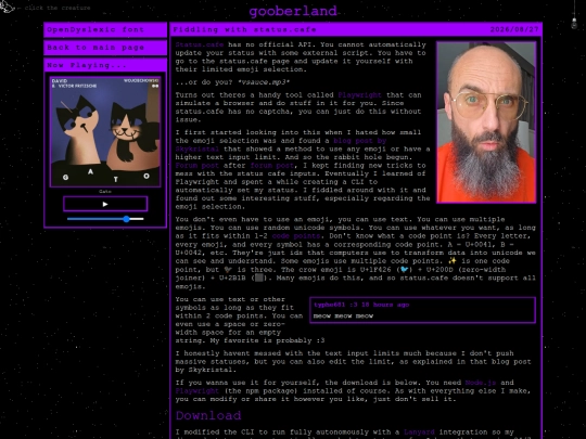 projects/statuscafe screenshot