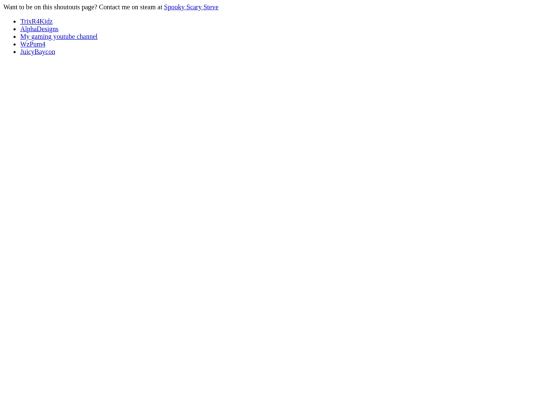 Shoutouts screenshot