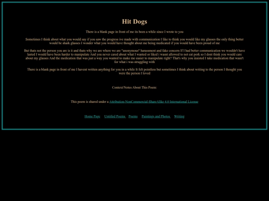 poems/hitdogs screenshot