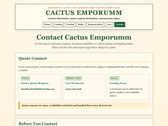 contact screenshot