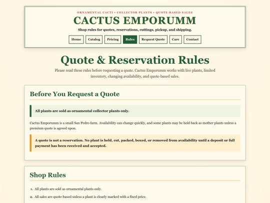 rules screenshot