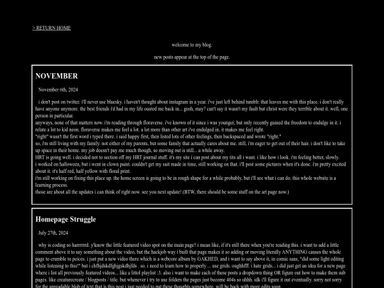 blogposts screenshot
