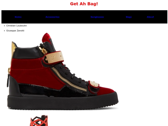 Project/Sneakers screenshot