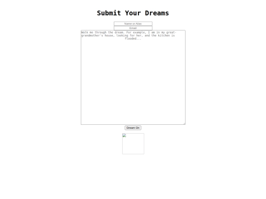 dreamsubmittable screenshot