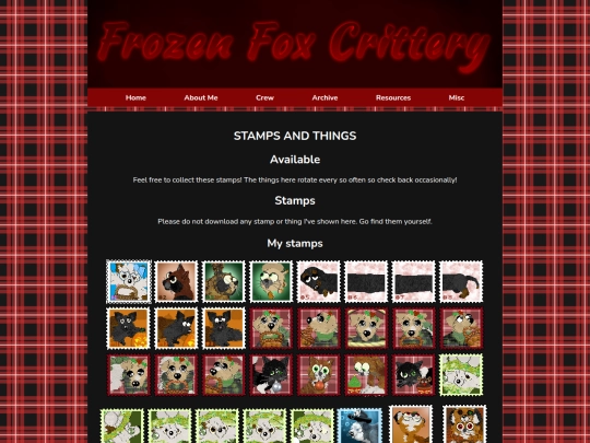 Stamps screenshot