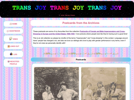 postcards screenshot