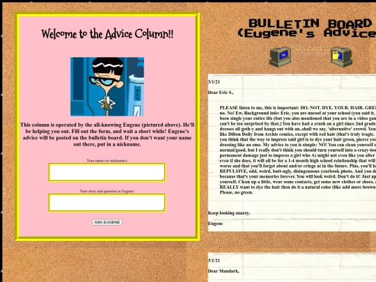 advice screenshot