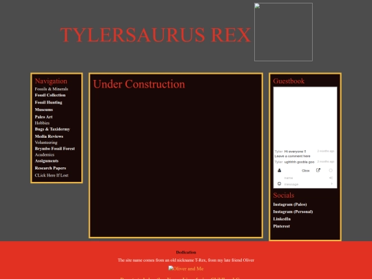 Tylersaurus Rex/fossilcollection screenshot