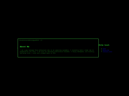 about-me screenshot
