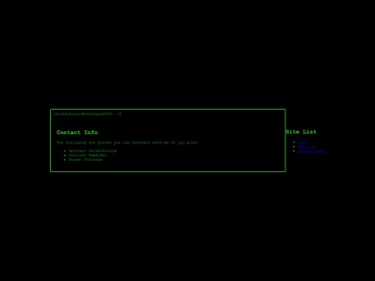 contact-info screenshot