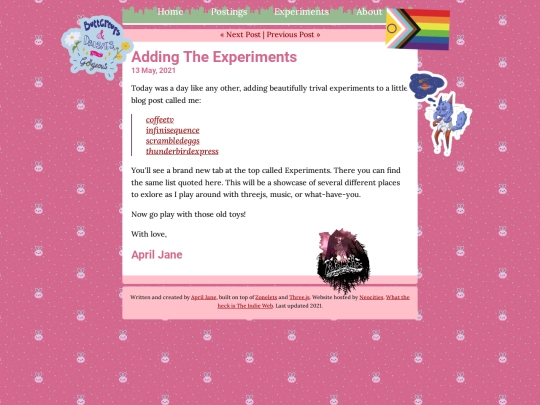 posts/2021-05-13-Adding-The-Experiments screenshot