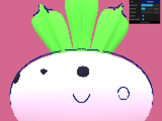 threejs/scene/turniphead_2 screenshot