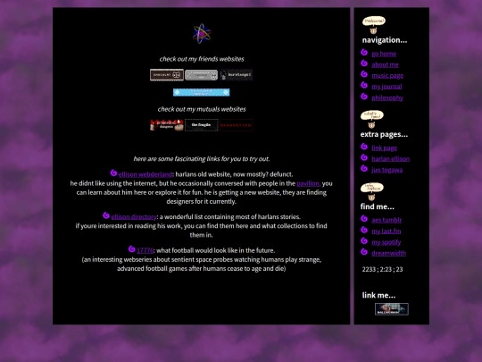 links screenshot