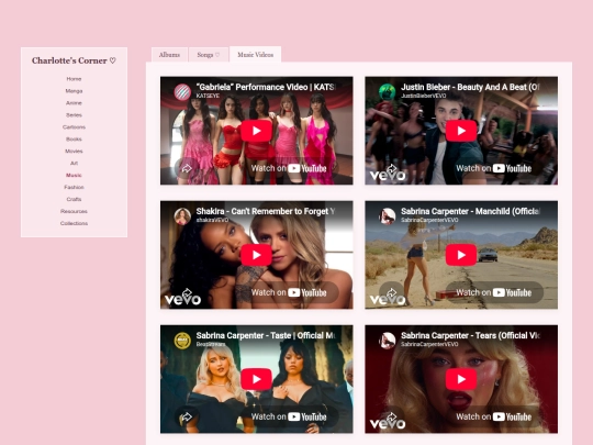 music-videos screenshot