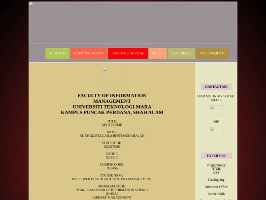 index screenshot