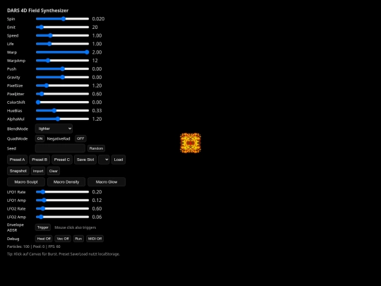 fieldsynthesizer screenshot