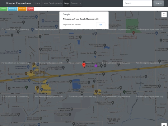 disaster/map screenshot