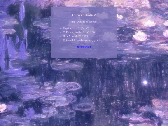 studies screenshot