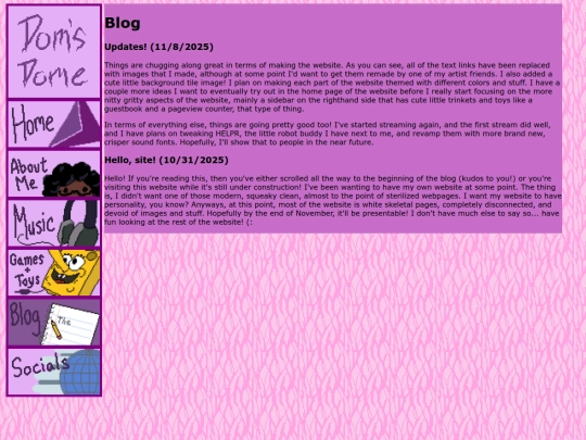 blog screenshot