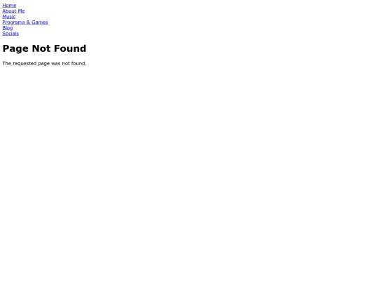 not_found screenshot