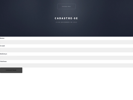 cadastro screenshot