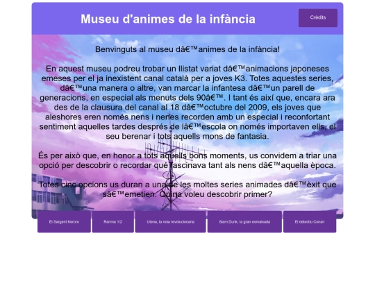 Index screenshot