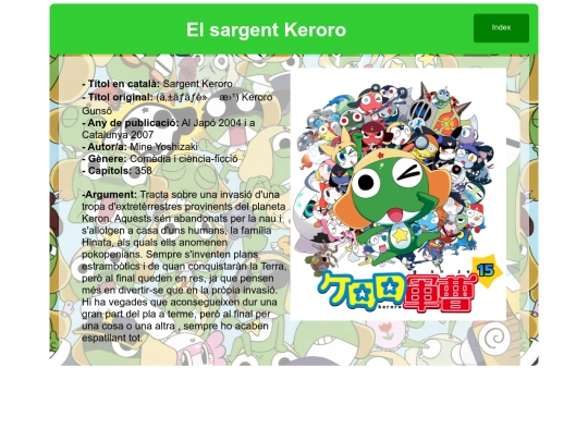 Keroro screenshot