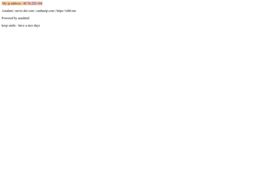 ipaddress screenshot