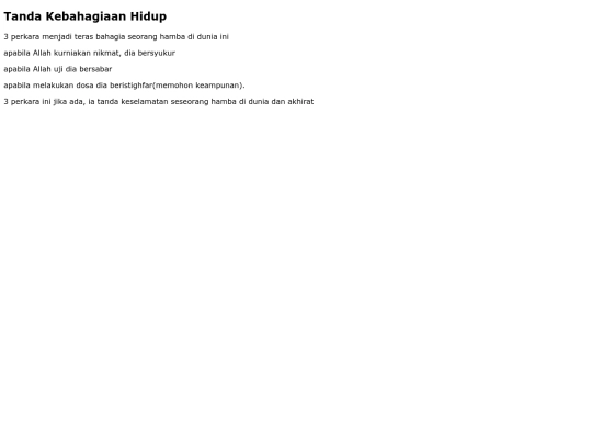 tandaKebahagiaan screenshot